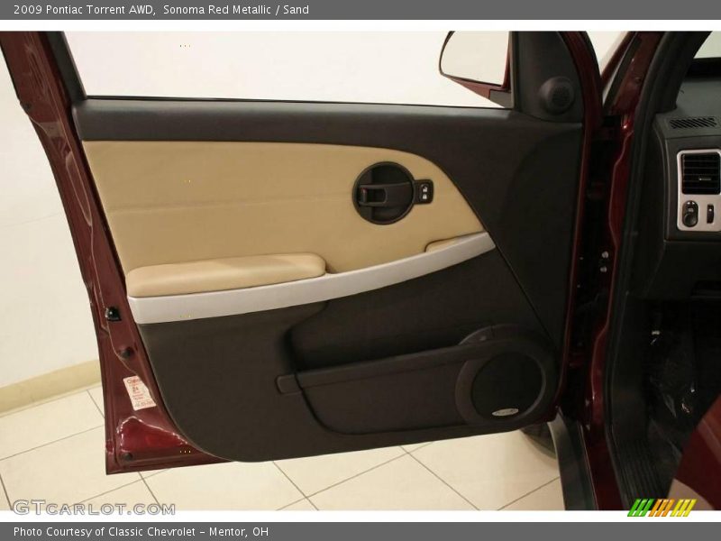 Sonoma Red Metallic / Sand 2009 Pontiac Torrent AWD