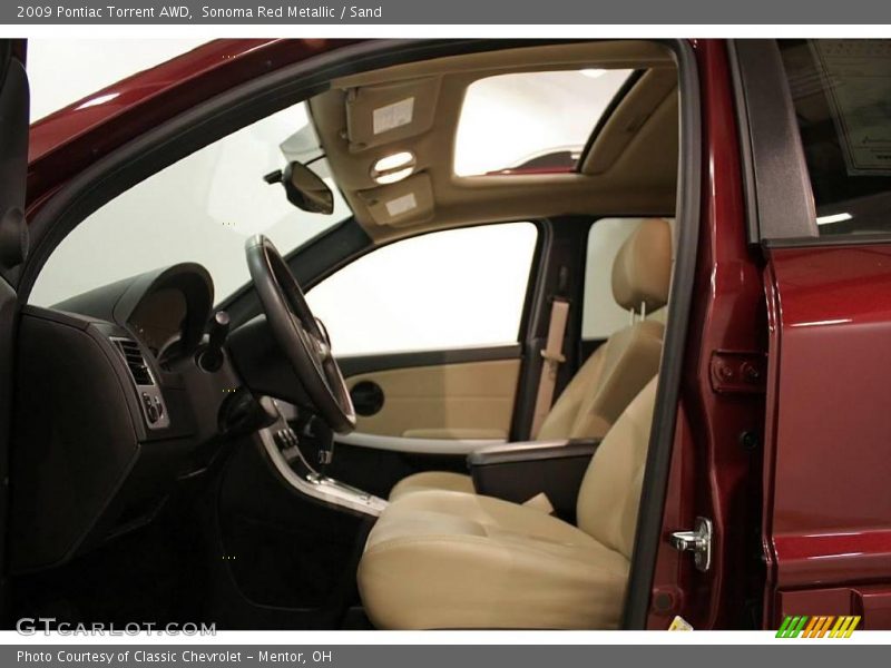 Sonoma Red Metallic / Sand 2009 Pontiac Torrent AWD