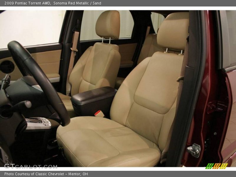 Sonoma Red Metallic / Sand 2009 Pontiac Torrent AWD
