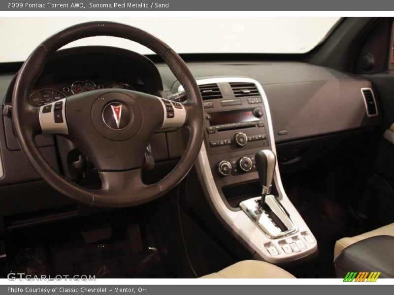Sonoma Red Metallic / Sand 2009 Pontiac Torrent AWD