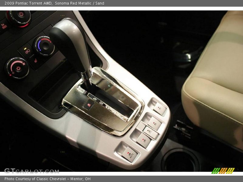 Sonoma Red Metallic / Sand 2009 Pontiac Torrent AWD