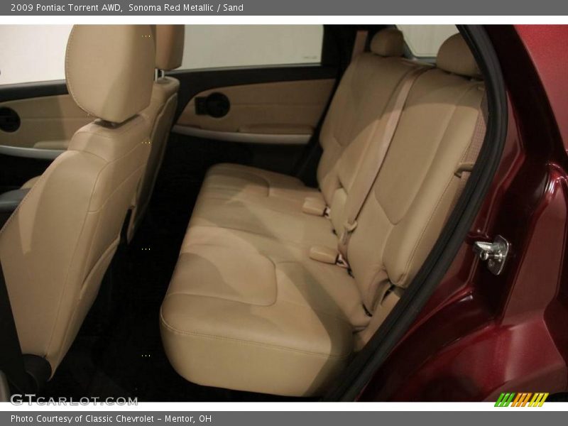 Sonoma Red Metallic / Sand 2009 Pontiac Torrent AWD