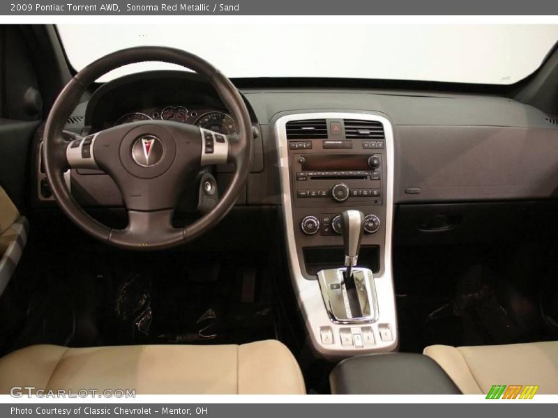Sonoma Red Metallic / Sand 2009 Pontiac Torrent AWD