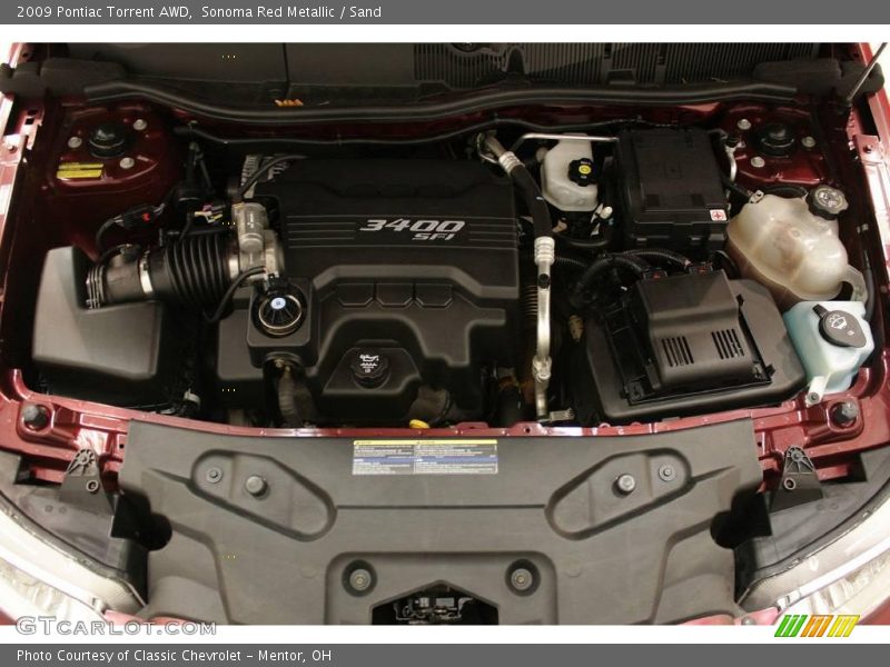 Sonoma Red Metallic / Sand 2009 Pontiac Torrent AWD