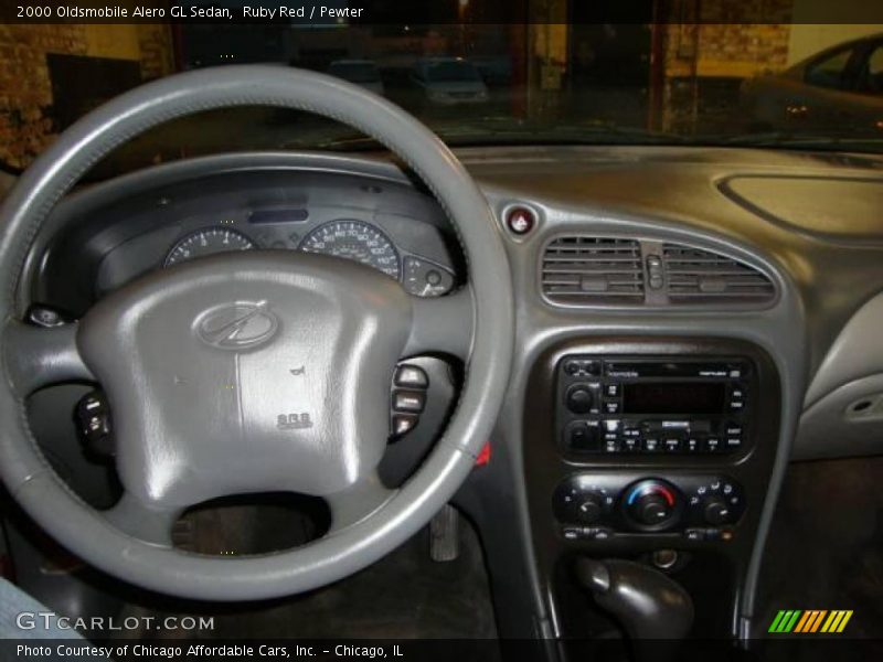 Ruby Red / Pewter 2000 Oldsmobile Alero GL Sedan