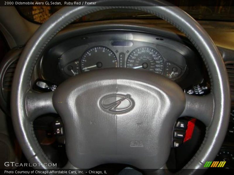 Ruby Red / Pewter 2000 Oldsmobile Alero GL Sedan