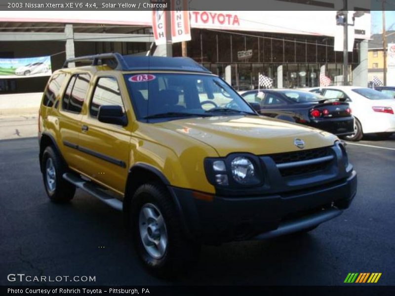 Solar Yellow / Charcoal 2003 Nissan Xterra XE V6 4x4
