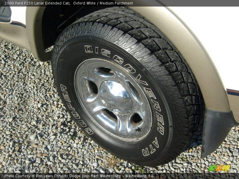Oxford White / Medium Parchment 2000 Ford F150 Lariat Extended Cab