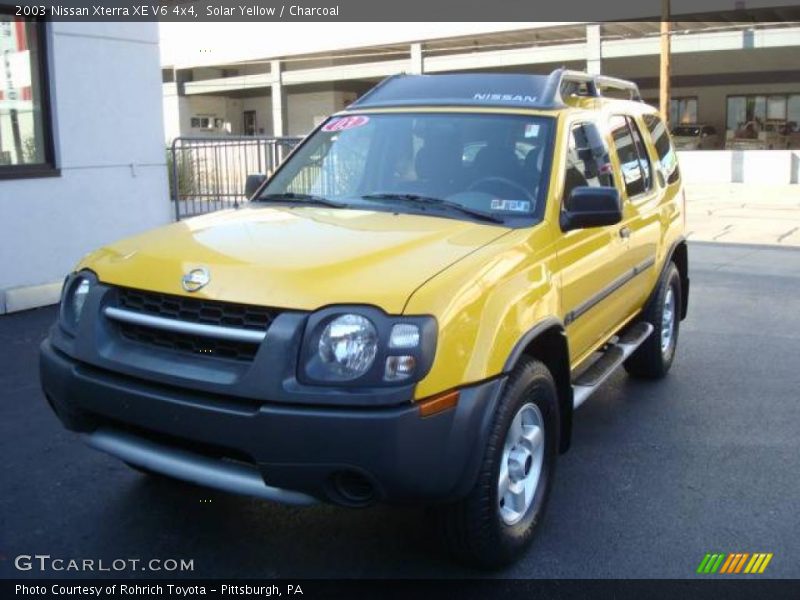 Solar Yellow / Charcoal 2003 Nissan Xterra XE V6 4x4