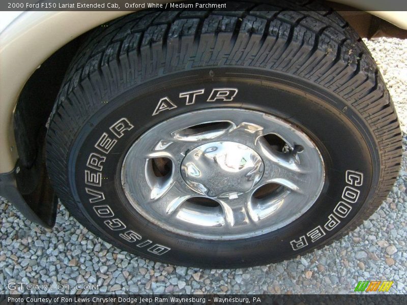 Oxford White / Medium Parchment 2000 Ford F150 Lariat Extended Cab