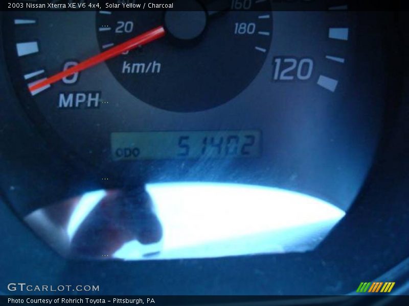 Solar Yellow / Charcoal 2003 Nissan Xterra XE V6 4x4