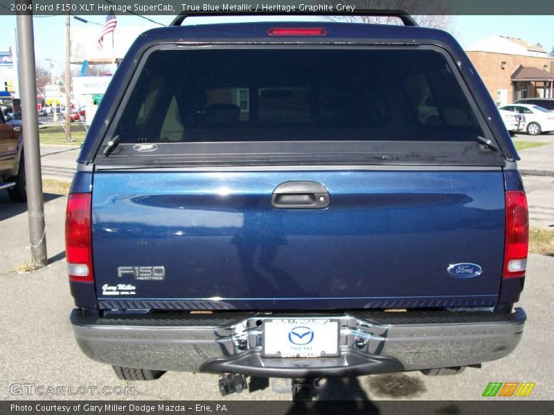 True Blue Metallic / Heritage Graphite Grey 2004 Ford F150 XLT Heritage SuperCab