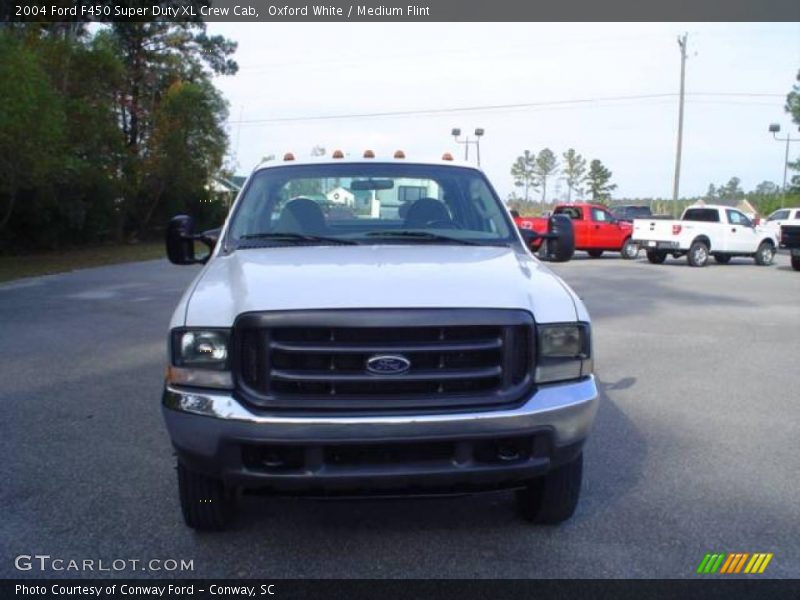 Oxford White / Medium Flint 2004 Ford F450 Super Duty XL Crew Cab