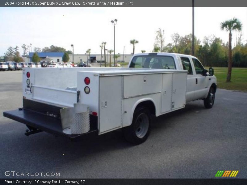 Oxford White / Medium Flint 2004 Ford F450 Super Duty XL Crew Cab