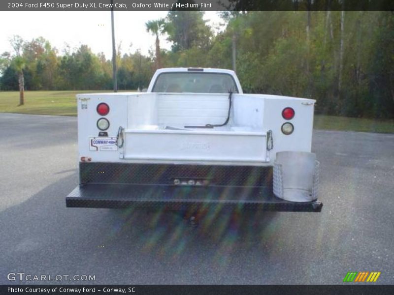 Oxford White / Medium Flint 2004 Ford F450 Super Duty XL Crew Cab