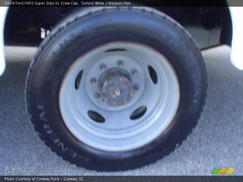 Oxford White / Medium Flint 2004 Ford F450 Super Duty XL Crew Cab