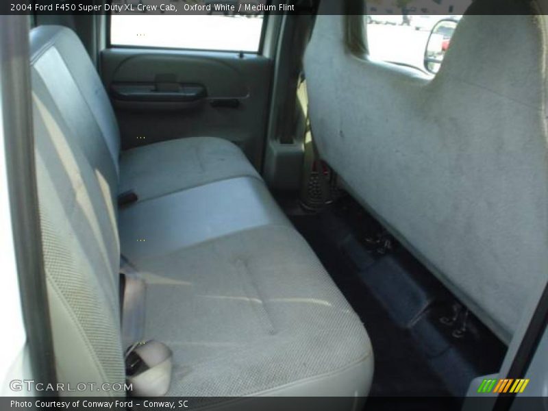 Oxford White / Medium Flint 2004 Ford F450 Super Duty XL Crew Cab