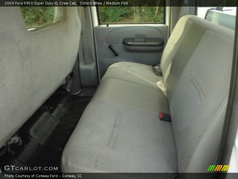 Oxford White / Medium Flint 2004 Ford F450 Super Duty XL Crew Cab