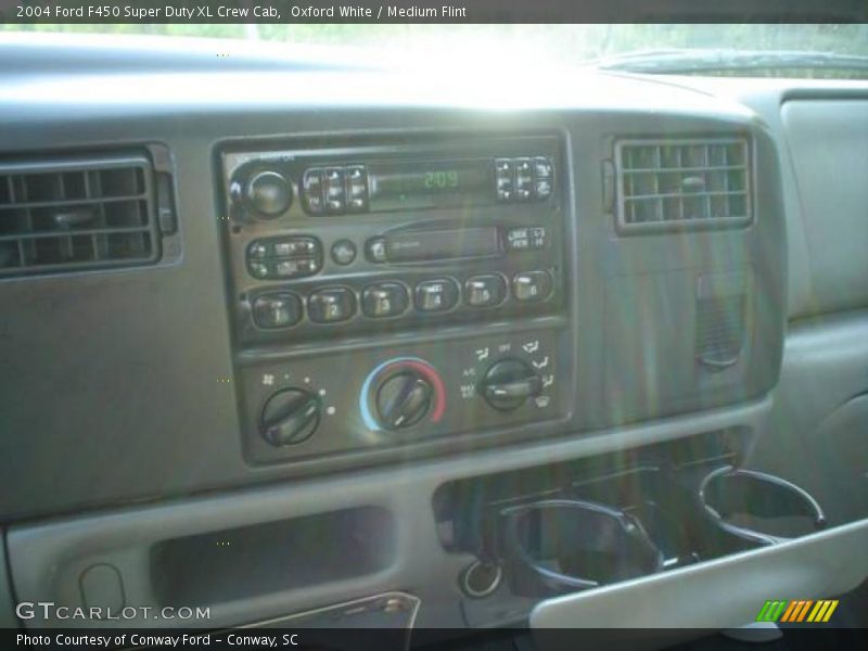 Oxford White / Medium Flint 2004 Ford F450 Super Duty XL Crew Cab
