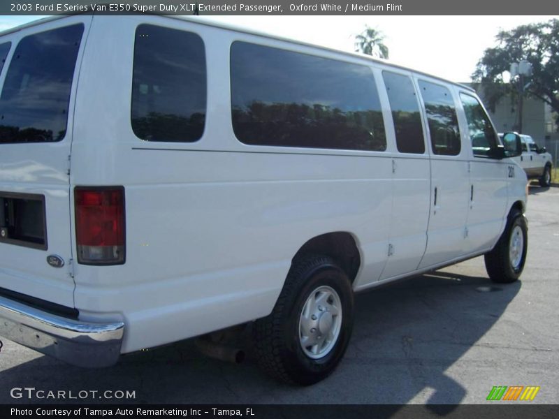 Oxford White / Medium Flint 2003 Ford E Series Van E350 Super Duty XLT Extended Passenger