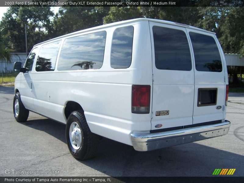Oxford White / Medium Flint 2003 Ford E Series Van E350 Super Duty XLT Extended Passenger