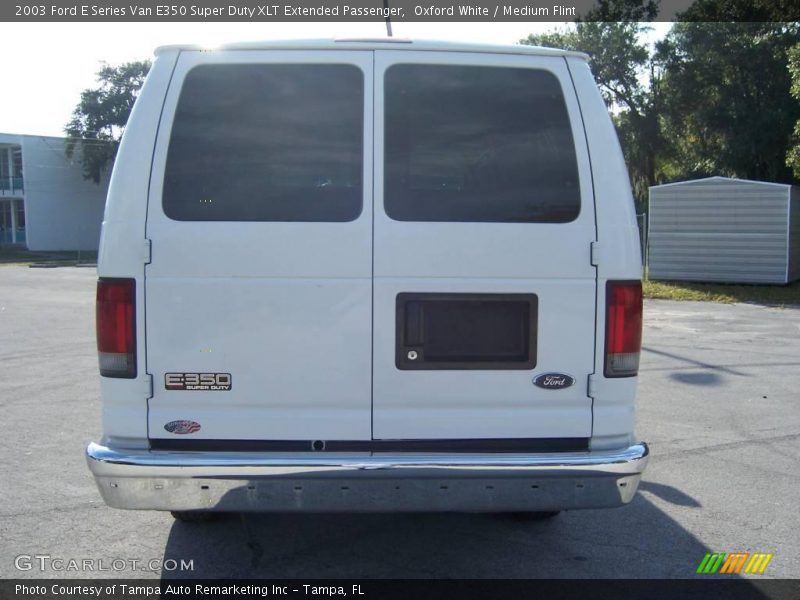 Oxford White / Medium Flint 2003 Ford E Series Van E350 Super Duty XLT Extended Passenger