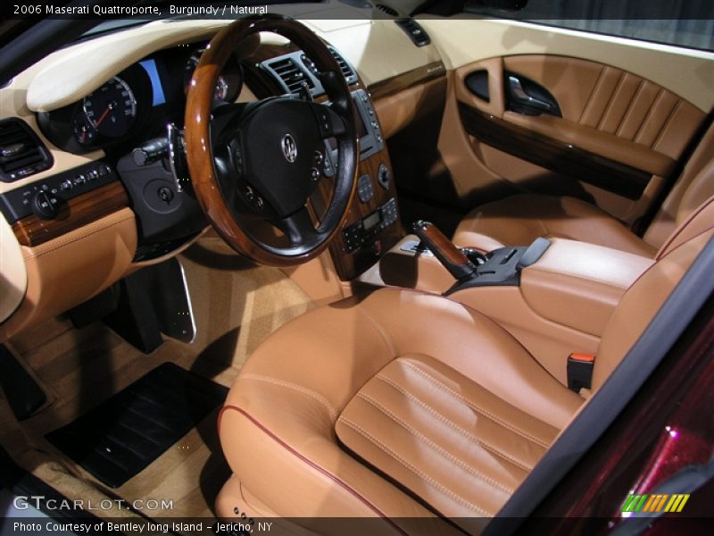 Burgundy / Natural 2006 Maserati Quattroporte