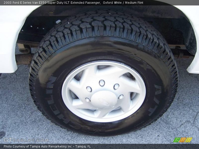 Oxford White / Medium Flint 2003 Ford E Series Van E350 Super Duty XLT Extended Passenger