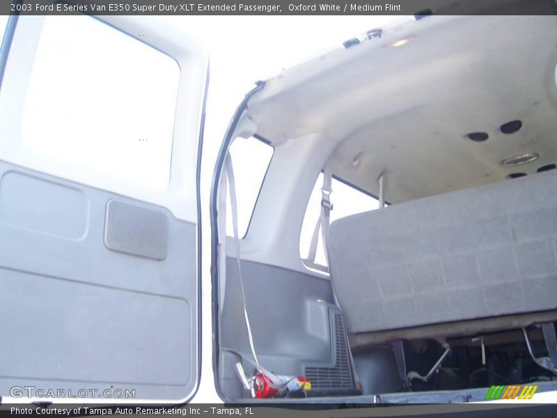 Oxford White / Medium Flint 2003 Ford E Series Van E350 Super Duty XLT Extended Passenger