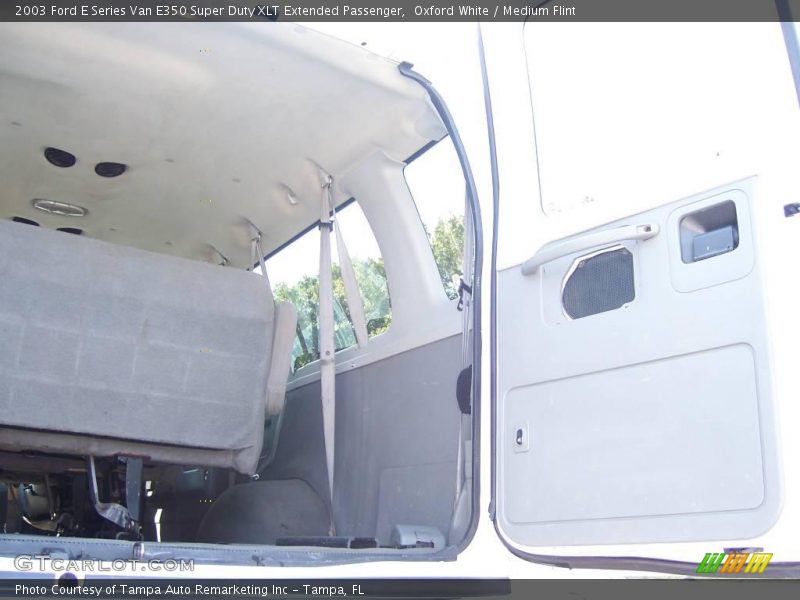 Oxford White / Medium Flint 2003 Ford E Series Van E350 Super Duty XLT Extended Passenger