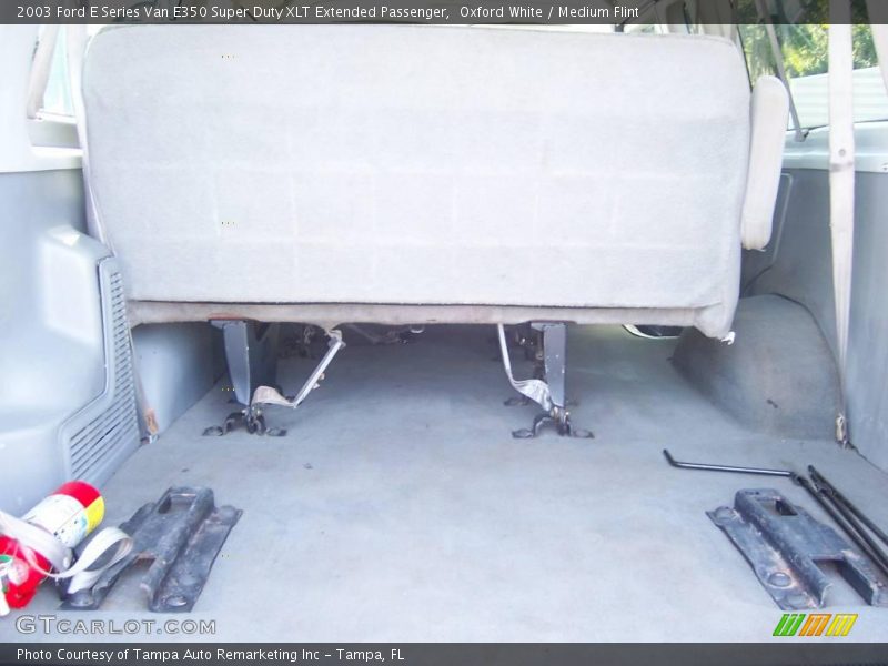 Oxford White / Medium Flint 2003 Ford E Series Van E350 Super Duty XLT Extended Passenger