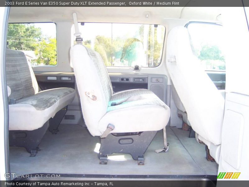 Oxford White / Medium Flint 2003 Ford E Series Van E350 Super Duty XLT Extended Passenger