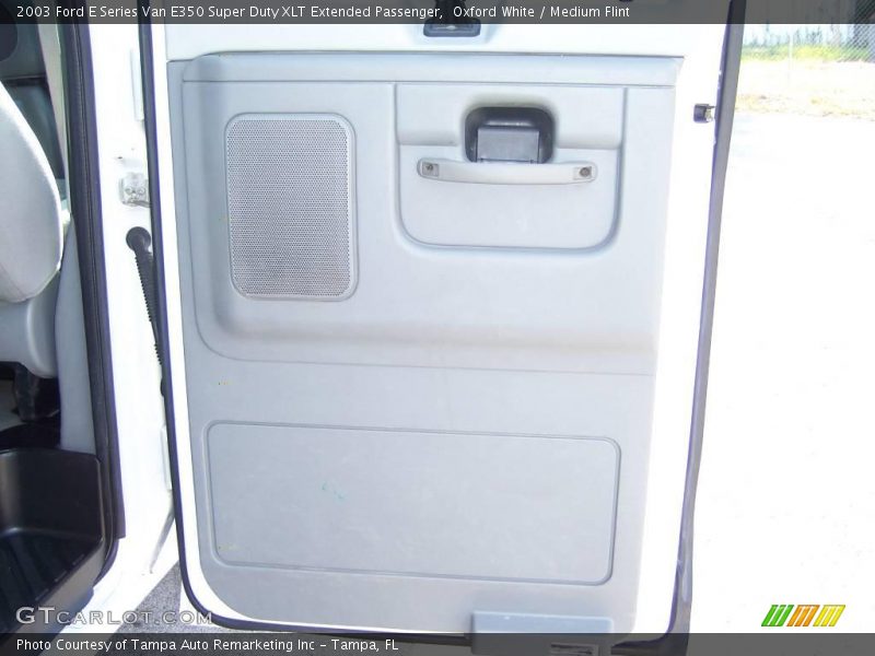 Oxford White / Medium Flint 2003 Ford E Series Van E350 Super Duty XLT Extended Passenger