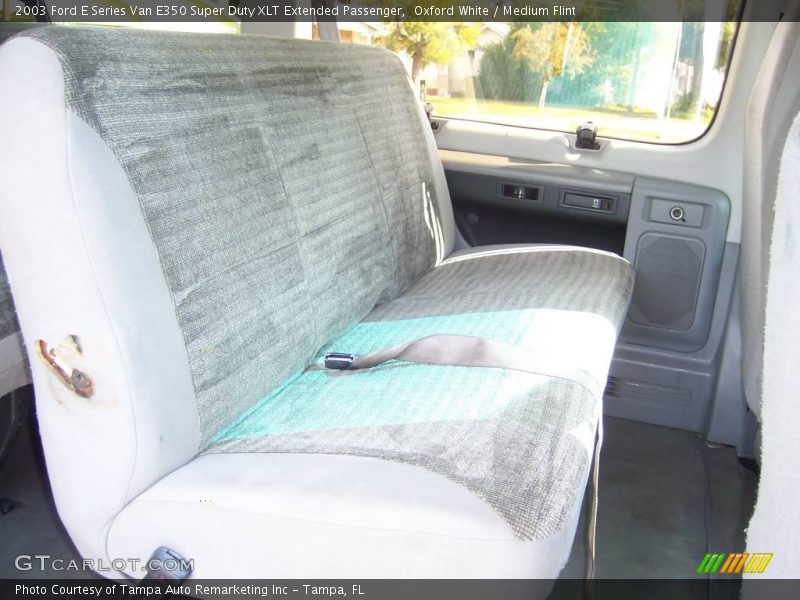 Oxford White / Medium Flint 2003 Ford E Series Van E350 Super Duty XLT Extended Passenger
