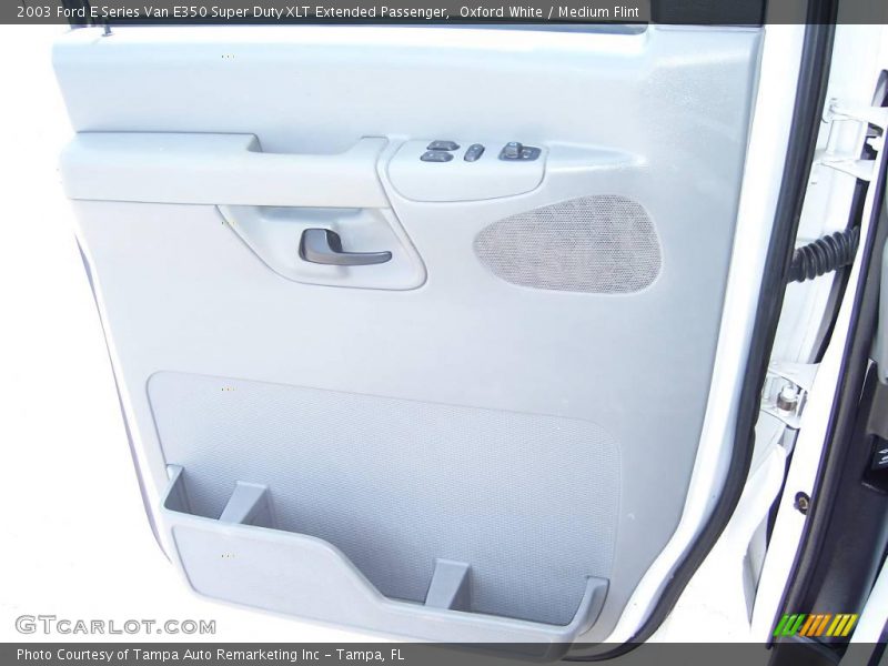 Oxford White / Medium Flint 2003 Ford E Series Van E350 Super Duty XLT Extended Passenger