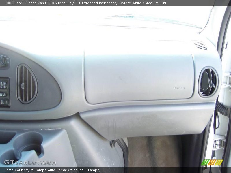 Oxford White / Medium Flint 2003 Ford E Series Van E350 Super Duty XLT Extended Passenger