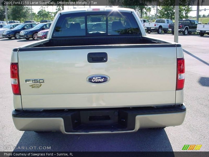 Smokestone Metallic / Tan 2006 Ford F150 Lariat SuperCab