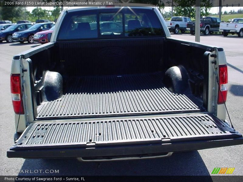 Smokestone Metallic / Tan 2006 Ford F150 Lariat SuperCab