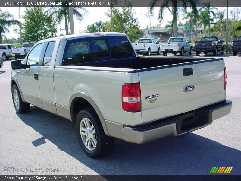 Smokestone Metallic / Tan 2006 Ford F150 Lariat SuperCab