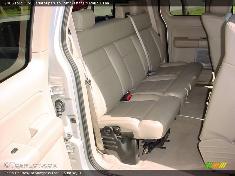 Smokestone Metallic / Tan 2006 Ford F150 Lariat SuperCab