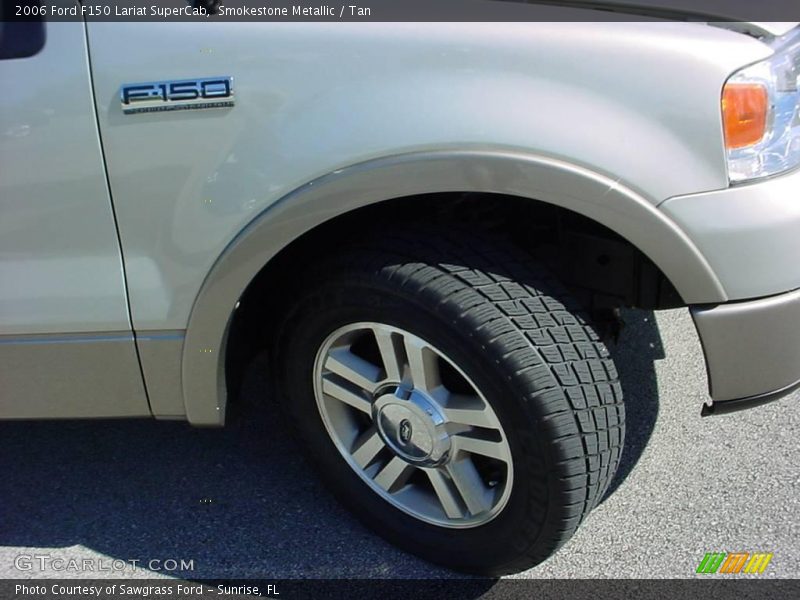 Smokestone Metallic / Tan 2006 Ford F150 Lariat SuperCab