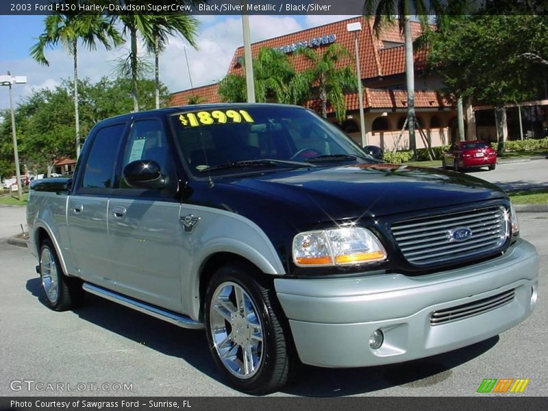 Black/Silver Metallic / Black/Silver 2003 Ford F150 Harley-Davidson SuperCrew