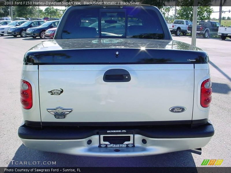 Black/Silver Metallic / Black/Silver 2003 Ford F150 Harley-Davidson SuperCrew