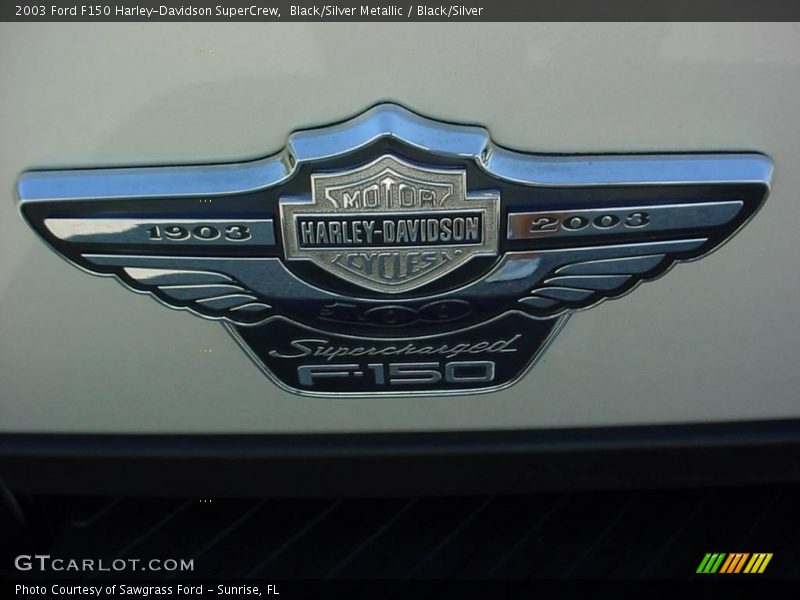Black/Silver Metallic / Black/Silver 2003 Ford F150 Harley-Davidson SuperCrew