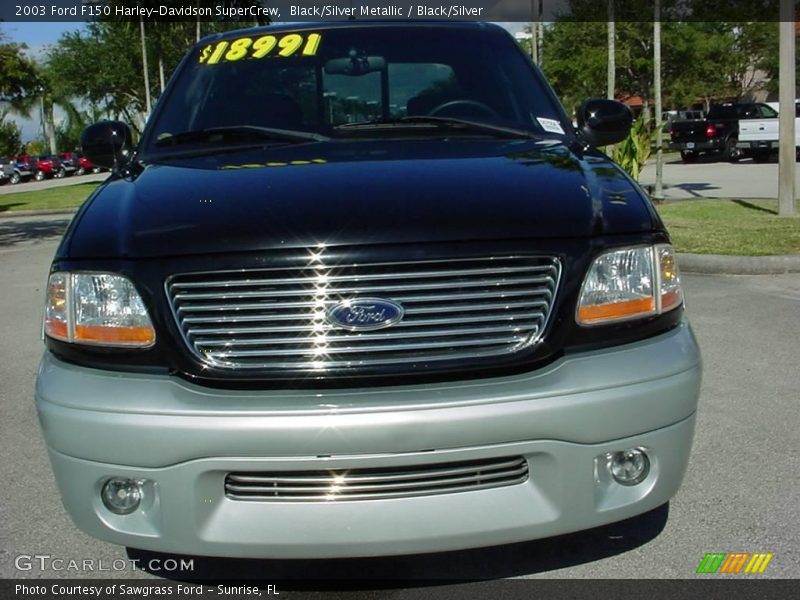 Black/Silver Metallic / Black/Silver 2003 Ford F150 Harley-Davidson SuperCrew