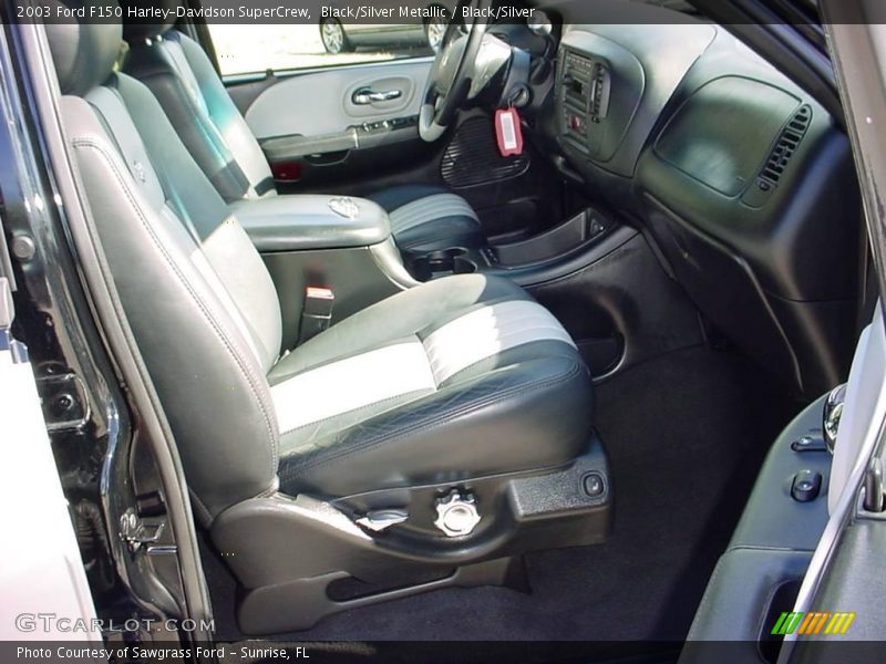 Black/Silver Metallic / Black/Silver 2003 Ford F150 Harley-Davidson SuperCrew