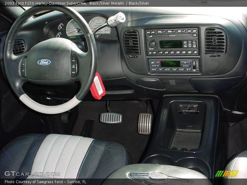 Black/Silver Metallic / Black/Silver 2003 Ford F150 Harley-Davidson SuperCrew