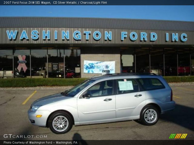 CD Silver Metallic / Charcoal/Light Flint 2007 Ford Focus ZXW SES Wagon