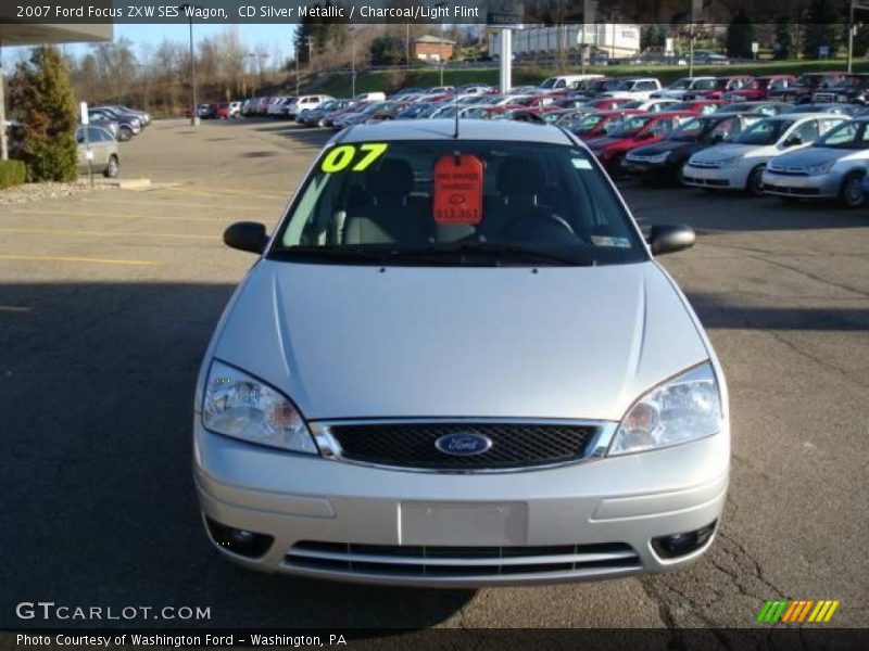 CD Silver Metallic / Charcoal/Light Flint 2007 Ford Focus ZXW SES Wagon