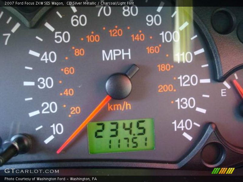 CD Silver Metallic / Charcoal/Light Flint 2007 Ford Focus ZXW SES Wagon